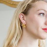 Earrings Cuddling Cancer