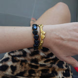 Black Tourmaline Heart Bracelet