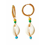 Cowrie Shell Hoop Earrings Harry