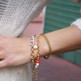 Pearl Mushroom Bracelet Glückspilz