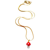 Mushroom Necklace Glückspilz