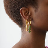 Green Jade Earrings Urla