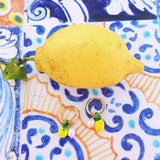 Murano Glass Lemon Earrings