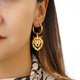 Hoop Earrings Leo