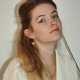 Dainty Phoenix Hoop Earrings