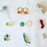 Pearl Hoop Earrings Glückspilz