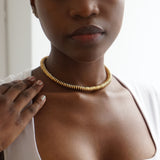 Bold Golden Beaded Necklace Monopoli