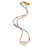 Glass Pearl Necklace Kunterbunt