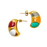 Enamel Earrings Marianne