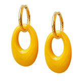 Earrings Mustard