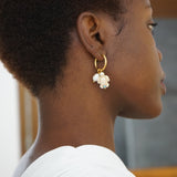 Turtle Agate Hoops Dalaman