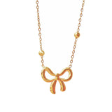 Bow Necklace