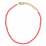 Coral Choker Necklace Leandra