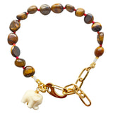 Tiger Eye Pearl Bracelet Simson