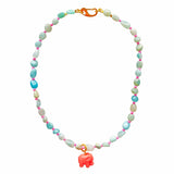 Aventurine Elephant Necklace Simson
