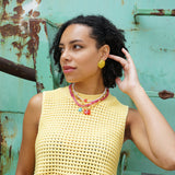 Clip-On Earrings Lemon Glow