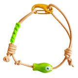 Ceramic Fish Leather Bracelet Ocean