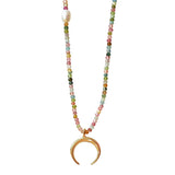 Tourmaline Half Moon Necklace Rue