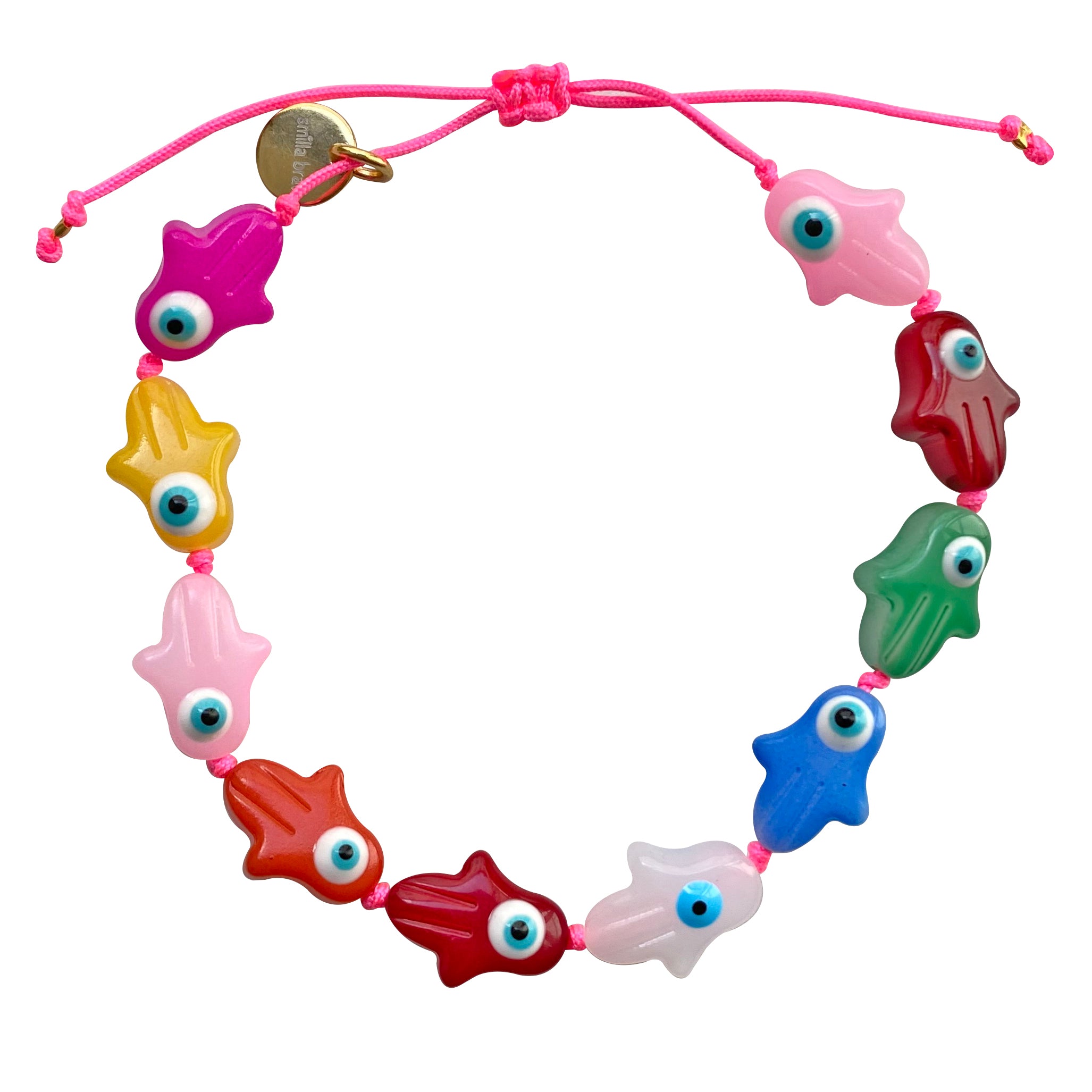 Hamsa Evil Eye Bracelet – Smilla Brav