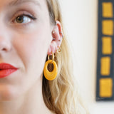 Earrings Mustard