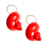 Red Shell Earrings Sienna