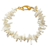 White Coral Bracelet Mia