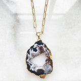 Agate Gemstone Necklace Harmony