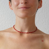 Coral Choker Necklace Leandra