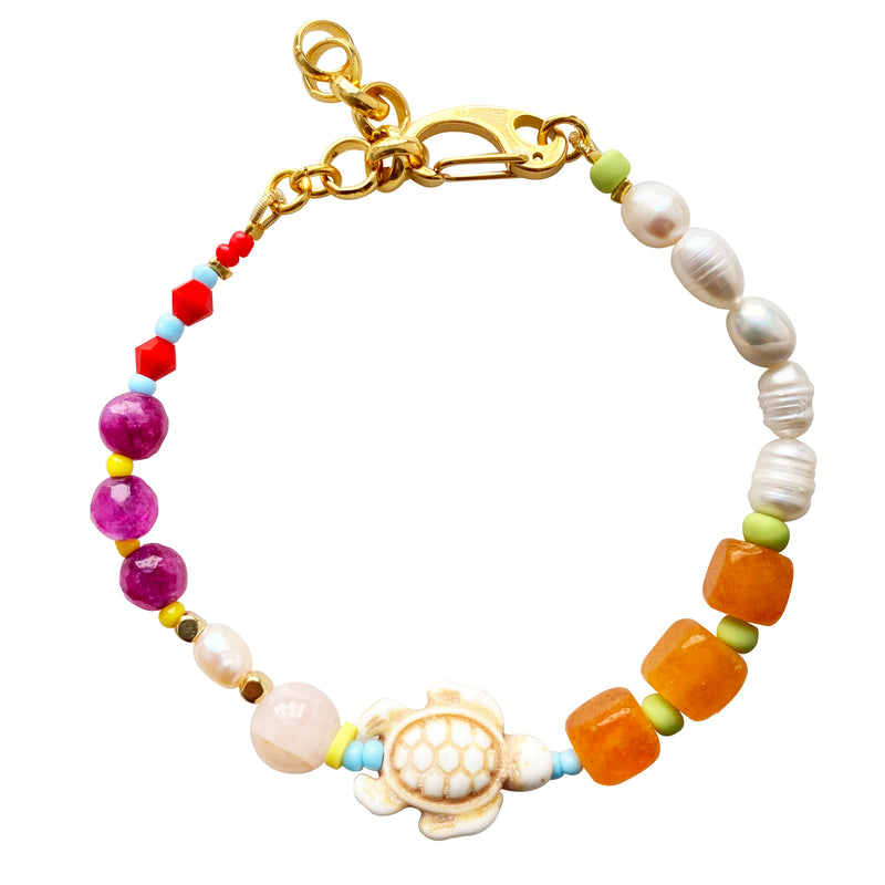 Heart Pearl Bracelet Sienna