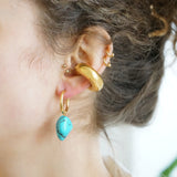 Turquoise Hoop Earrings Tabitha