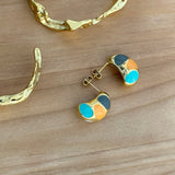 Enamel Earrings Marianne