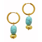 Turquoise Hoop Earrings Malta