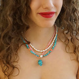 Jade Turquoise Necklace Capri