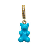Blue Gummy Bear Charm Pendant