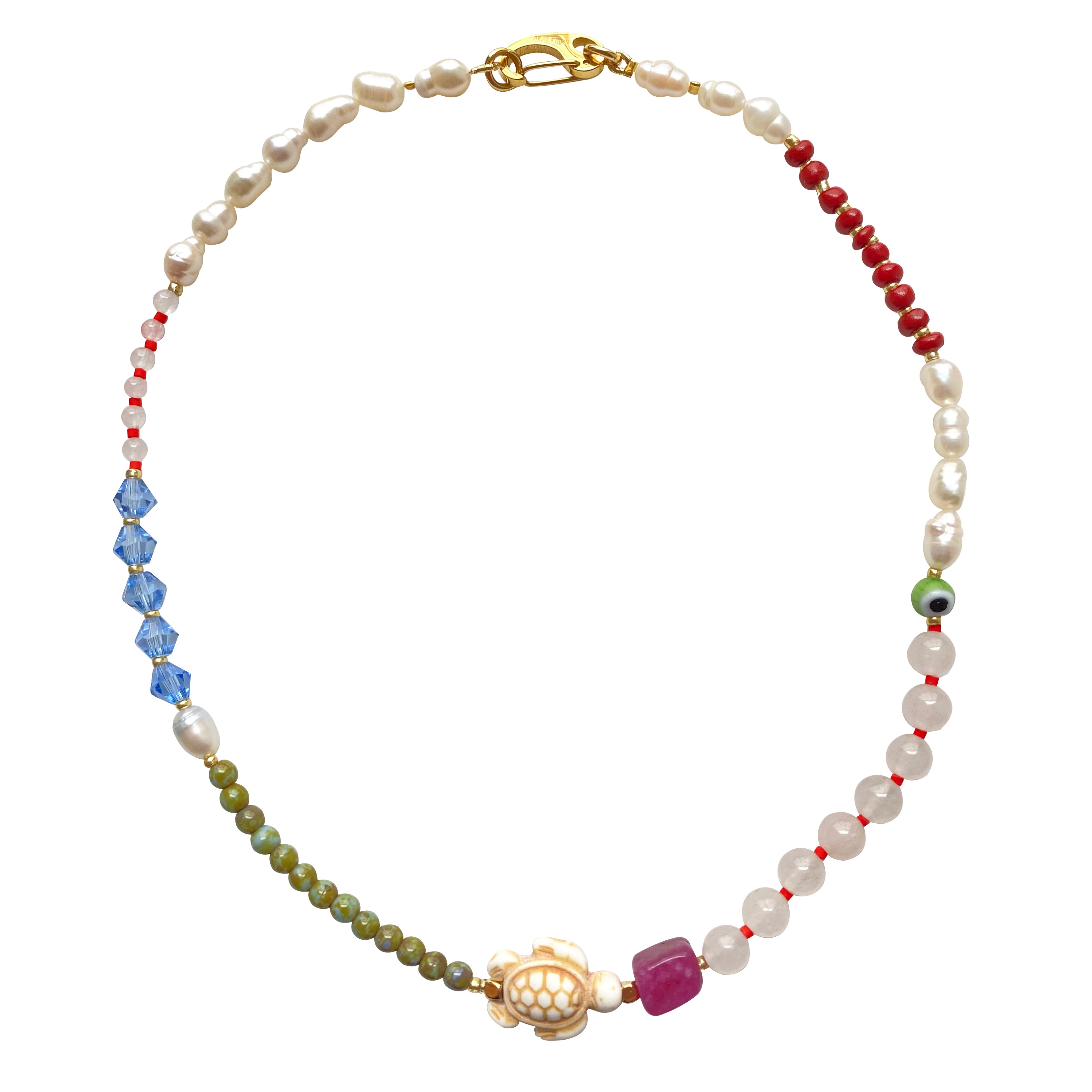 Turtle Gemstone Necklace Dalyan