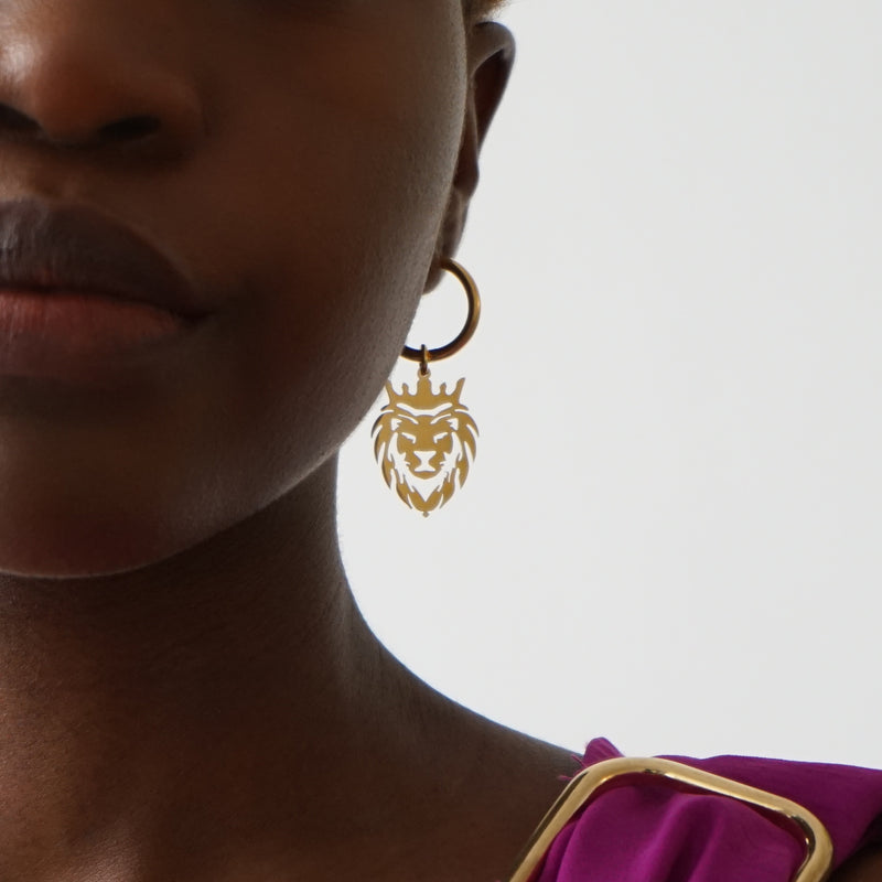 Hoop Earrings Leo