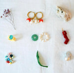 Pearl Hoop Earrings Glückspilz