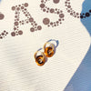 Tiger Eye Hoop Earrings Milo