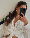 Hoop Earrings Baroque Pearls Kira