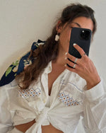 Hoop Earrings Baroque Pearls Kira