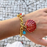 Ceramic Shell Bracelet Puglia
