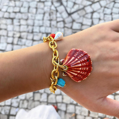 Ceramic Shell Bracelet Puglia