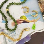 Chunky Chain Pearl Bracelet Paula