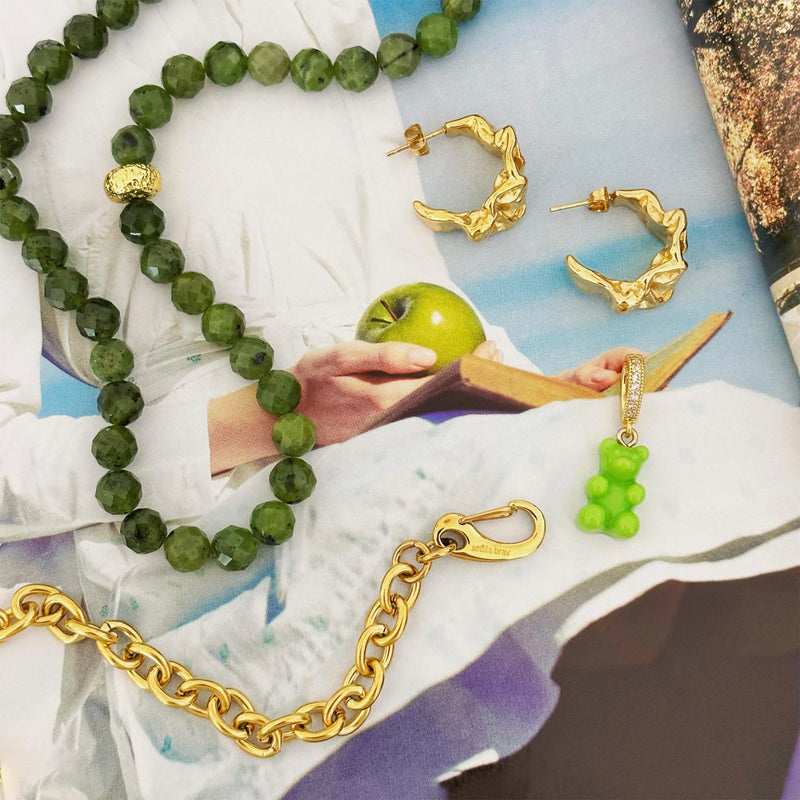 Chunky Chain Pearl Bracelet Paula
