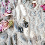 Black Shell Earrings Kamari