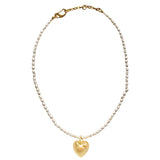 Heart Pearl Necklace True