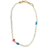 Rosequartz Necklace Positano