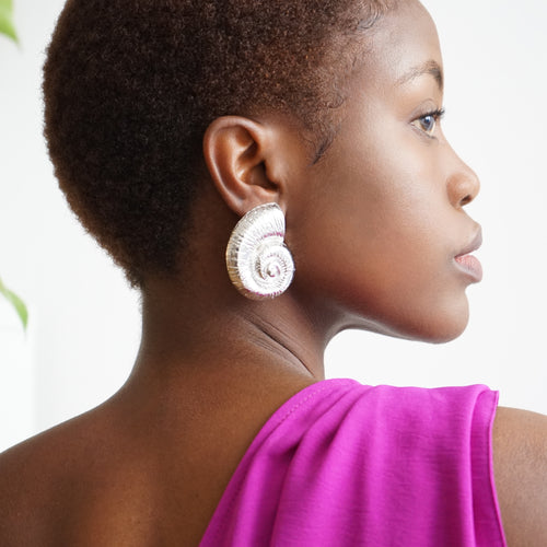 Bold Shell Earrings Aleyna