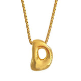 Bubble Initial Necklace