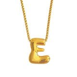 Bubble Initial Necklace